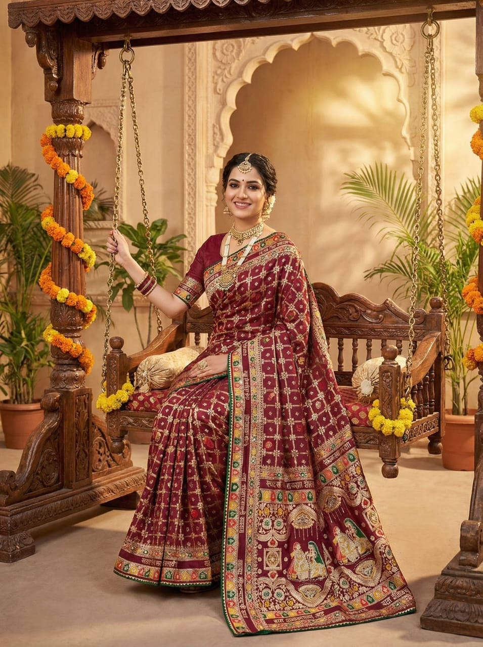 Karinaaz Pink Kanjivaram Silk Saree