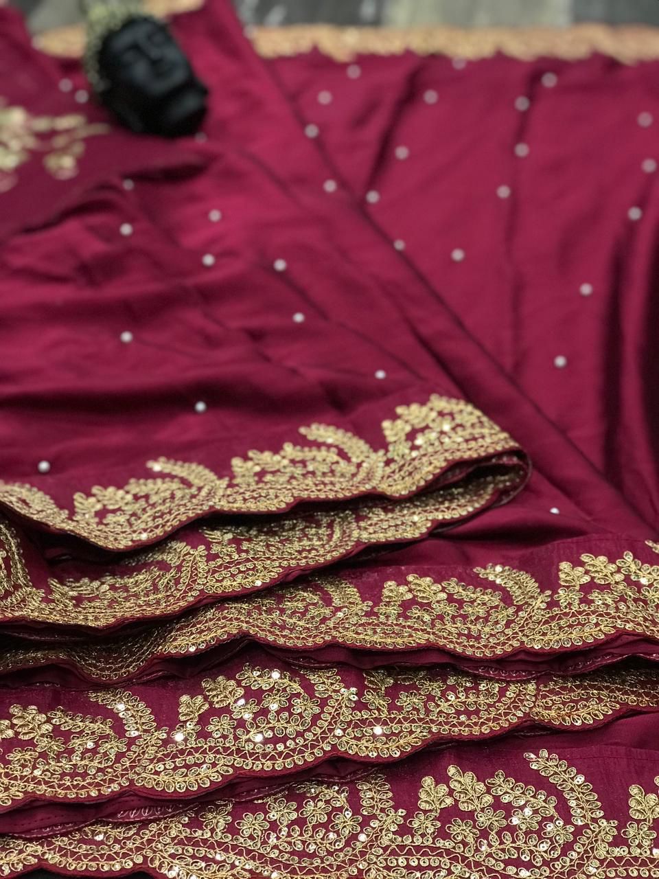 Karinaaz Golden Yellow Patola Silk Saree