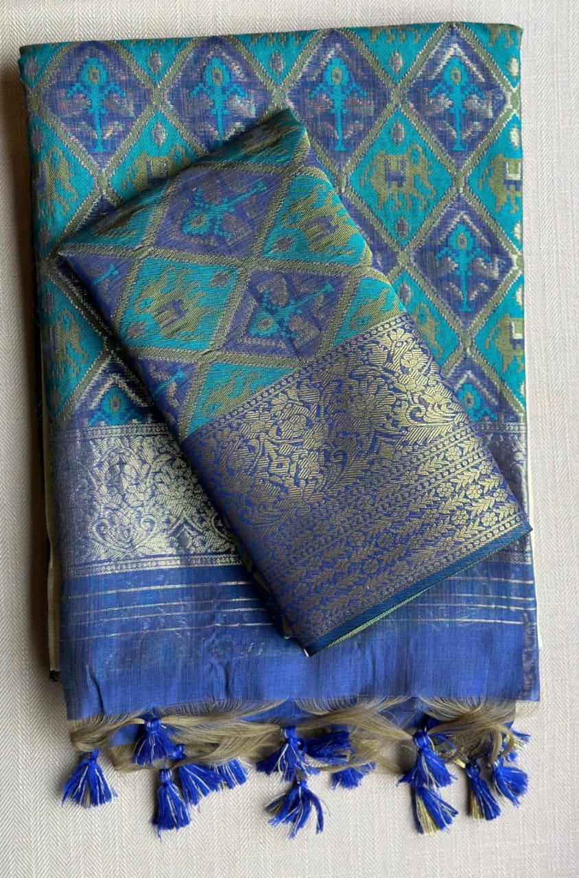 Karinaaz Maroon Bridal Silk Saree