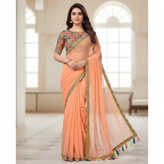 Karinaaz Purple Mysore Silk Saree